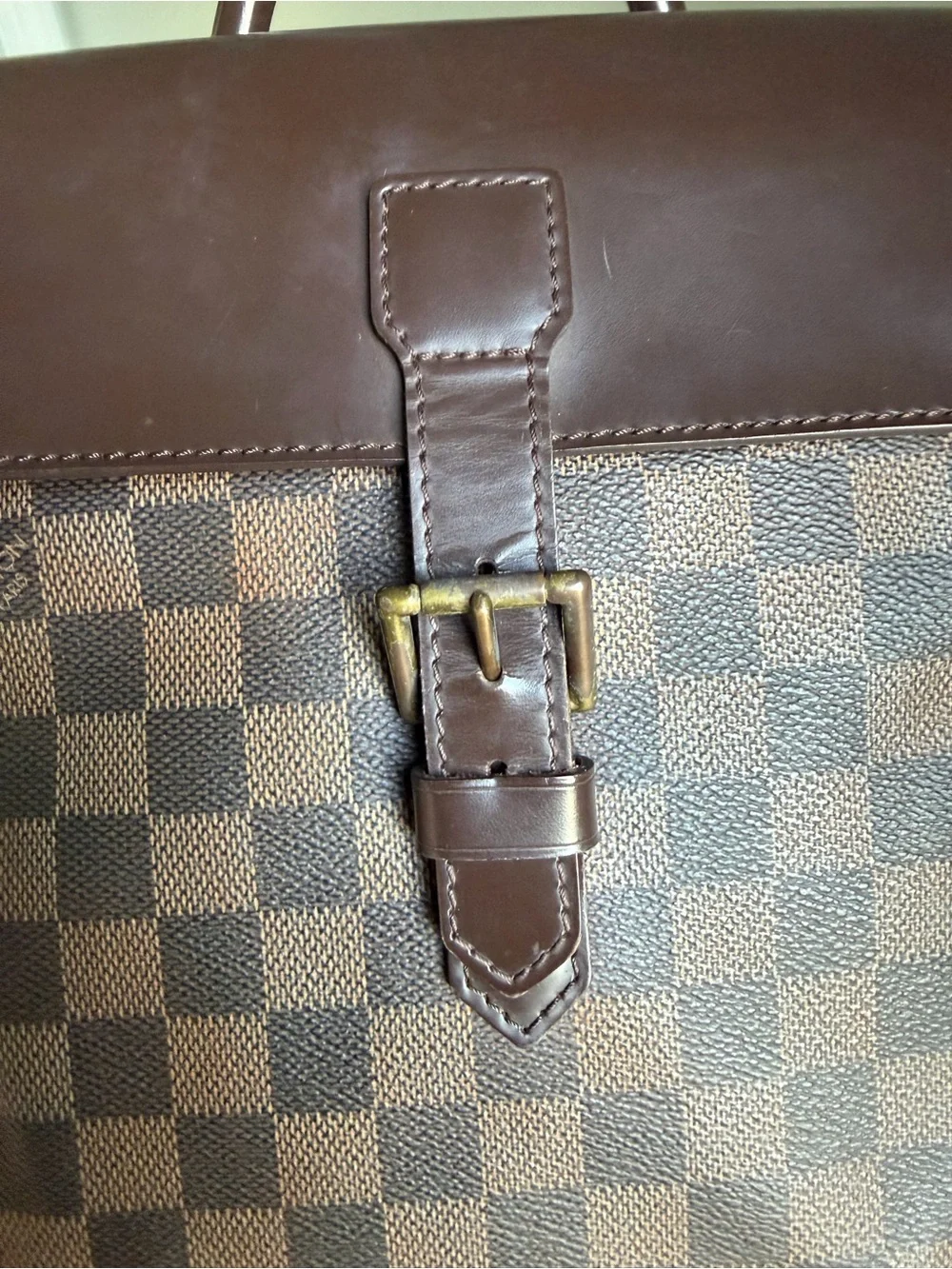 Louis Vuitton Damier Ebene Soho Backpack N51132
